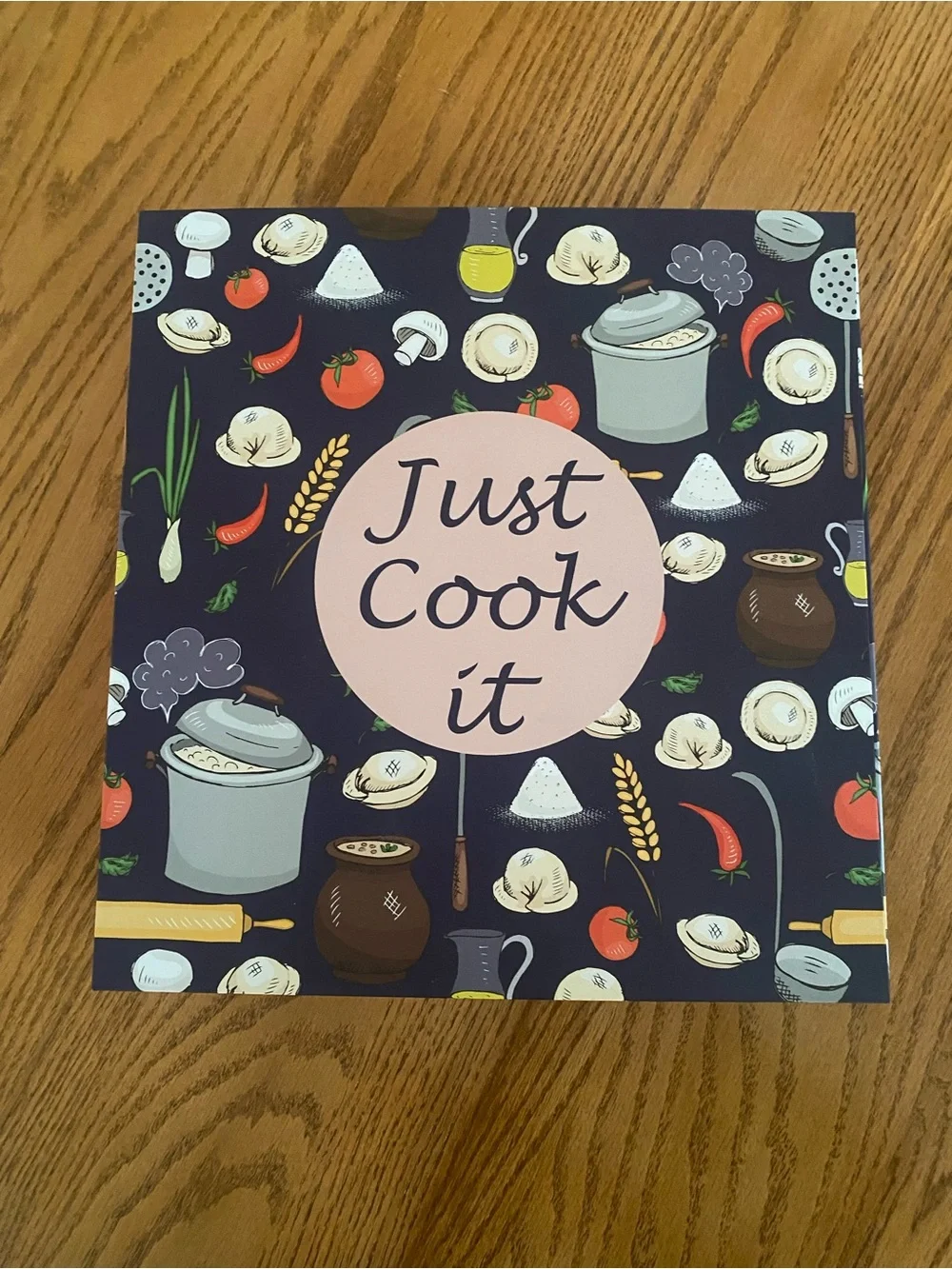 Just Cook It Kitchen Recipe Binder - Navy & Pink